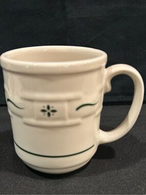 Longaberger Woven Traditions Heritage Green Mug - new in box